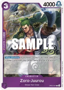 Zoro-Juurou OP05-067 English R Awakening of the New Era One Piece Card Game - Image 1