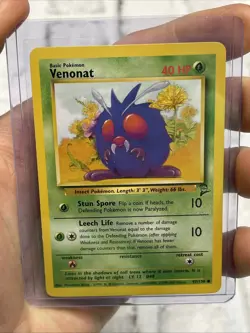 Pokemon BASE SET 2 Card 97/130 Venonat Nintendo NM Vintage Vtg TCG WOTC Pokemon - Image 1