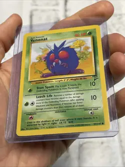 Pokemon BASE SET 2 Card 97/130 Venonat Nintendo NM Vintage Vtg TCG WOTC Pokemon - Image 2