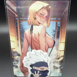 Number 18 Anime Waifu Card Doujin ACG Goddess Holo - Image 1