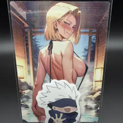 Number 18 Anime Waifu Card Doujin ACG Goddess Holo - Image 2