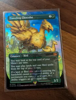 Traveling Chocobo (Borderless) (Chocobo Track Foil) Final Fantasy Foil - Image 1