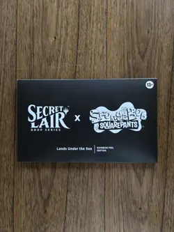 MTG Secret Lair x SpongeBob: Lands Under the Sea RAINBOW FOIL Sealed - Image 2