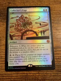 MTG Magic The Gathering Collectors Cage FOIL VERY rare pull! - Image 1