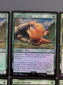 Lot of 6x Sazh's Chocobo U0200 Foil/Reg Final Fantasy MTG. NM. Never Played - Image 3
