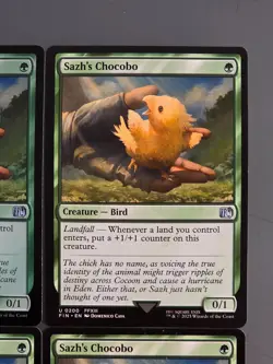 Lot of 6x Sazh's Chocobo U0200 Foil/Reg Final Fantasy MTG. NM. Never Played - Image 4