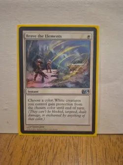 MTG Brave the Elements - 10 / English / Near Mint (C) - Image 1