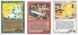 COMPLETE SET of MTG REVISED (3rd Edition) Kev Brockschmidt-SIGNED ARTIST PROOFS! - Image 1