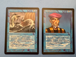 MTG BetaEdition, Sea Serpent and Prodigal Sorcerer! 1993 Vintage Magic! - Image 1