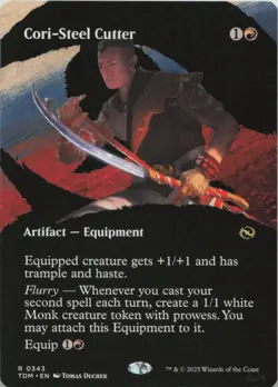 Cori-Steel Cutter (Borderless) R Tarkir: Dragonstorm 343 - LP MTG - Image 1