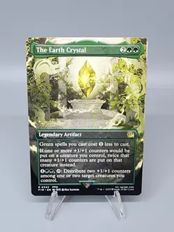 The Earth Crystal - Borderless -Final Fantasy Pack Fresh- MTG # 0342- MINT ?? - Image 1