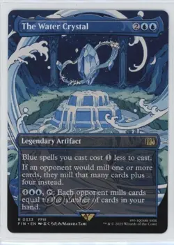 The Water Crystal (Borderless) Magic: Universes Beyond: Final Fantasy FIN #0333 - Image 1