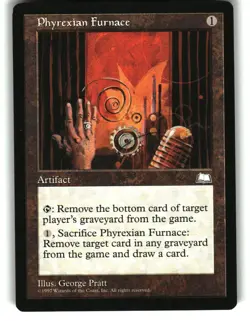 Magic the Gathering - Weatherlight Phyrexian Furnace Uncommon 1997 - Image 1