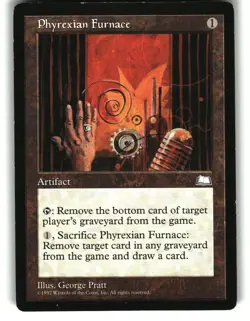 Magic the Gathering - Weatherlight Phyrexian Furnace Uncommon 1997 - Image 1