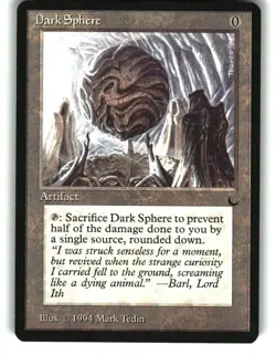 Magic the Gathering - The Dark Dark Sphere Uncommon 1994 - Image 1