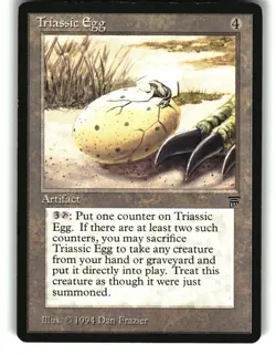 Magic the Gathering - Legends Triassic Egg Rare 1994 - Image 1
