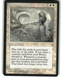 Magic The Gathering - Ice Age Enduring Renewal Rare 1995 - Image 1