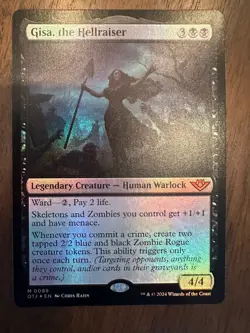 Gisa, the Hellraiser : MTG *FOIL* Outlaws of Thunder Junction #0089 / NM - Image 1