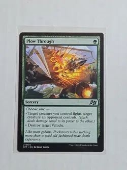 Plow Through - Aetherdrift - NM - MTG Magic - Uncommon - Sorcery - Image 1