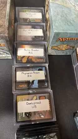 MTG LOT 19 INTRO DECKS EMPTY FAT PACK BOXES SCARS OF MIRRODIN PHYREXIA MAGIC - Image 3