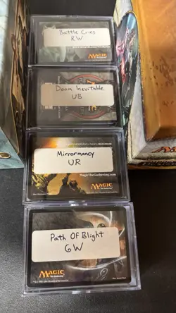 MTG LOT 19 INTRO DECKS EMPTY FAT PACK BOXES SCARS OF MIRRODIN PHYREXIA MAGIC - Image 4