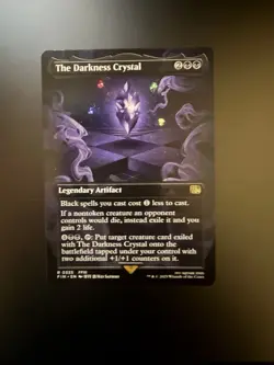 MTG Final Fantasy English The Darkness Crystal Borderless 0335 Non-Foil - Image 1