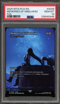 Magic The Gathering MTG Memories of Nibelheim FCA Foil #0026 PSA 10 Gem Mint - Image 1