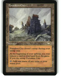 Magic the Gathering - Planeshift Forsaken City 2001 139 Rare - Image 1