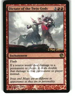 Magic the Gathering - Dictate of the Twin Gods 93 Promo - Image 1