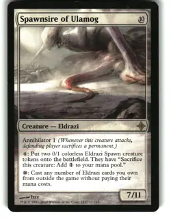 Magic the Gathering - Rise of the Eldrazi Spawnsire of Ulamog 2010 11 Rare - Image 1