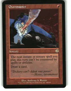 Magic the Gathering - Torment Overmaster 2002 104 Rare - Image 1