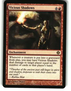 Magic the Gathering - Shards of Alara Vicious Shadows 2008 19 Rare - Image 1