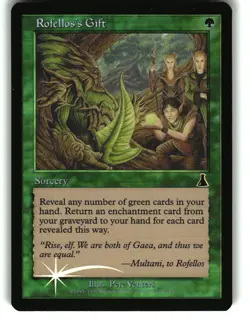 Magic the Gathering - Urza's Destiny Rofellos's Gift 1999 119 Common Foil - Image 1