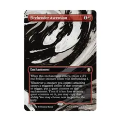 WOTC Avatar: The Last Airbender Firebender Ascension (Borderless) (R) NM - Image 1