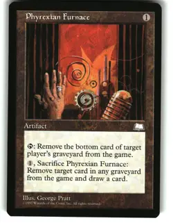 Magic the Gathering - Weatherlight Phyrexian Furnace 1997 Uncommon - Image 1