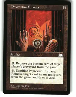 Magic the Gathering - Weatherlight Phyrexian Furnace 1997 Uncommon - Image 1