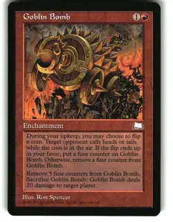 Magic the Gathering - Weatherlight Goblin Bomb 1997 Rare - Image 1