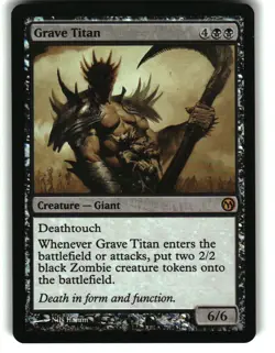 Magic the Gathering - Media Promos Grave Titan 2012 Promo Foil - Image 1
