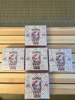 Japanese Pokemon 151 Booster Box Lot of 5 (3 of 4) - Image 1