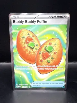 Pokemon Buddy-Buddy Poffin 167/132 Me01: Mega Evolution Holo - Image 1