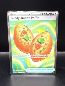 Pokemon Buddy-Buddy Poffin 167/132 Me01: Mega Evolution Holo - Image 2