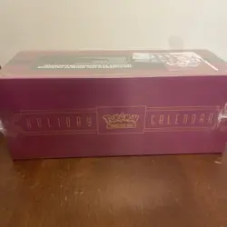 Pokemon 2025 Holiday Advent Calendar Brand New Factory Sealed 6 Packs 8 Promos - Image 2