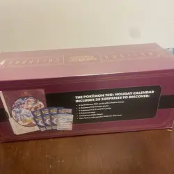 Pokemon 2025 Holiday Advent Calendar Brand New Factory Sealed 6 Packs 8 Promos - Image 3