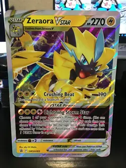 Zeraora VSTAR SWSH265 Pokemon Black Star Promo Jumbo - Image 1