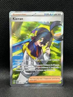 Kieran 206/167 ULTRA RARE HOLO Twilight Masquerade Sv06 Pokemon English Trainer - Image 1