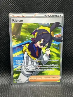 Kieran 206/167 ULTRA RARE HOLO Twilight Masquerade Sv06 Pokemon English Trainer - Image 3