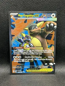 Mega Kangaskhan ex 164/132 ULTRA RARE Mega Evolution Me01 Pokemon HOLO English - Image 3
