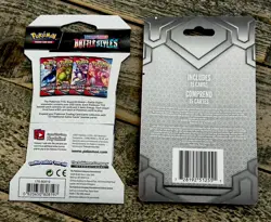 Pokemon Sword & Shield BATTLE STYLES Hanger Booster Pack Factory Sealed + EXTRA! - Image 2
