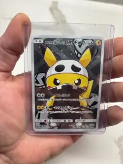 Pokemon Tcg Pretend Team Skull Pikachu #13/SM-P- Japanese Poncho Pikachu NM+ - Image 2