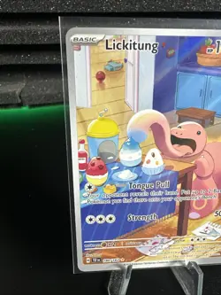 Pokemon TCG Lickitung Illustration Temporal Forces 180/162 - Image 2